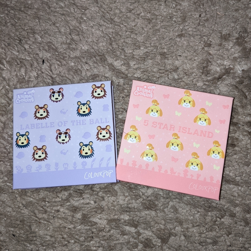Colourpop Animal Crossing Eyeshadow Bundle